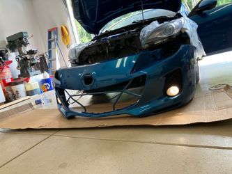 2013 Mazda 3 Front bumper Blue Mica 41B
