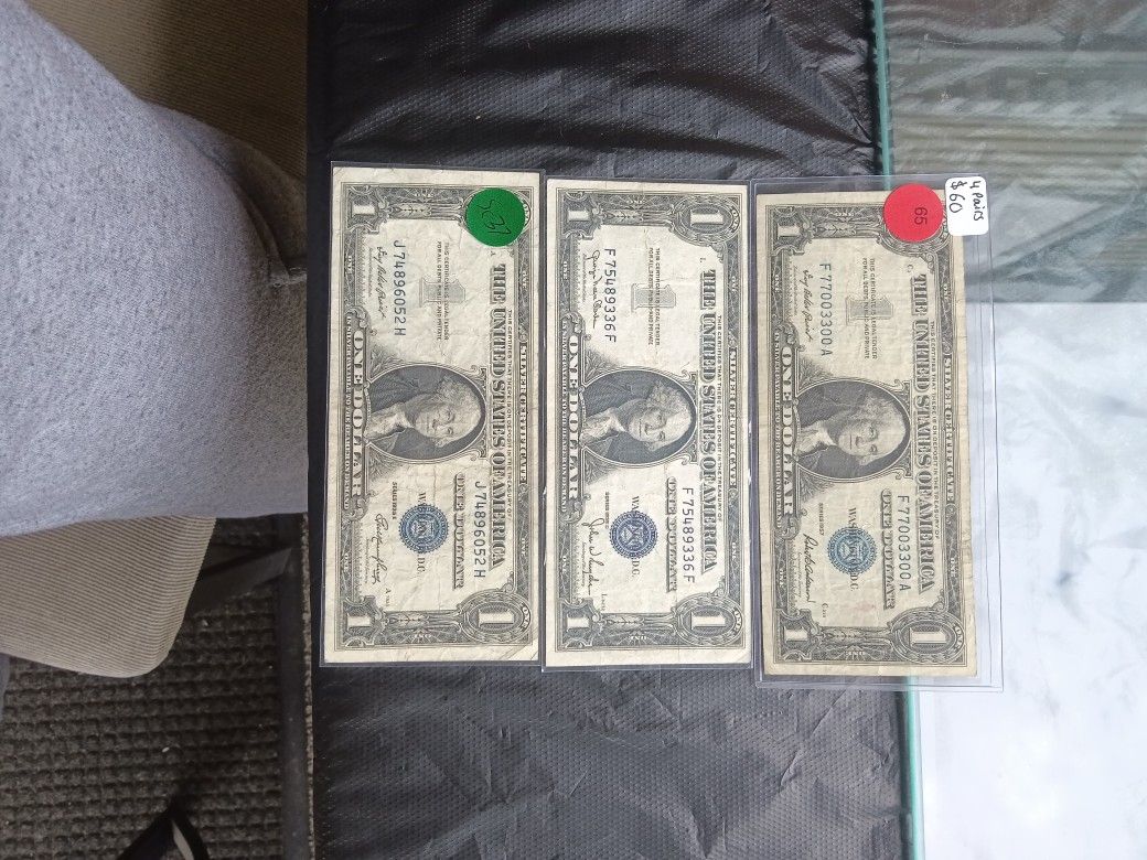 (3) Unique Silver Certificates