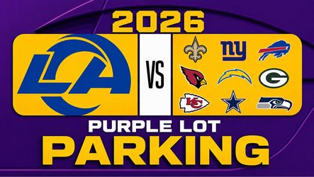 2026 LA Rams Purple Lot Parking Pass