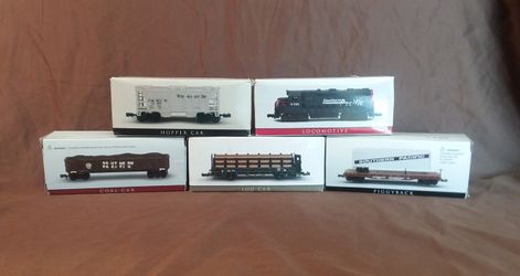 Southern Pacific N Scale Train Cars