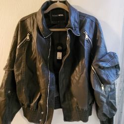 Fashion Nova Bomber Jacket Medium NWT