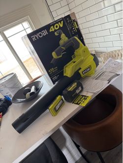 New ryobi blower