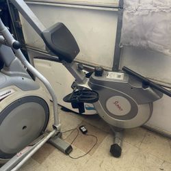 Rowing Machine And elliptical Exercise 