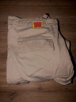 Empyre Relaxed Fit Tan Cargo Pants with Patches (Size 30)