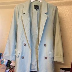 Mint Green Blazer Size Small