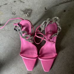Public Desire Sandals Heels Size 7