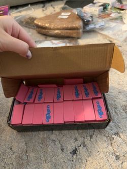 Craftzilla Large Pink Erasers – 100 Pack – Brand New