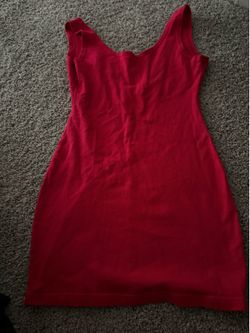 red dress