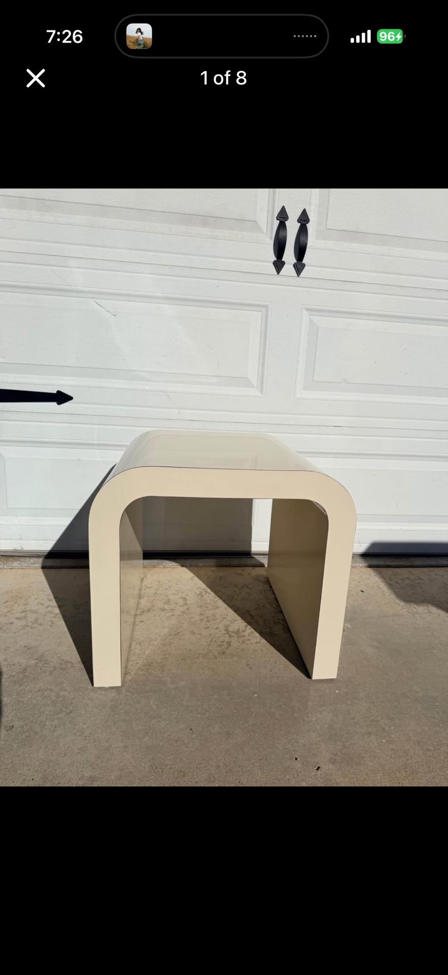 MCM Waterfall Side Table