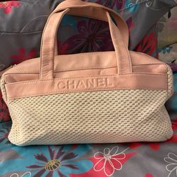 Chanel -LAX Crochet Bowler Bag