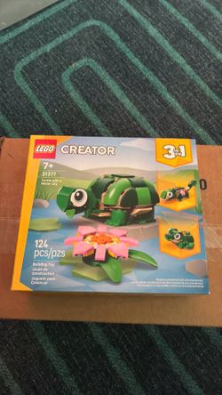 LEGO 31377 Set - Creator Turtle with a Water Lily - NEW Sealed