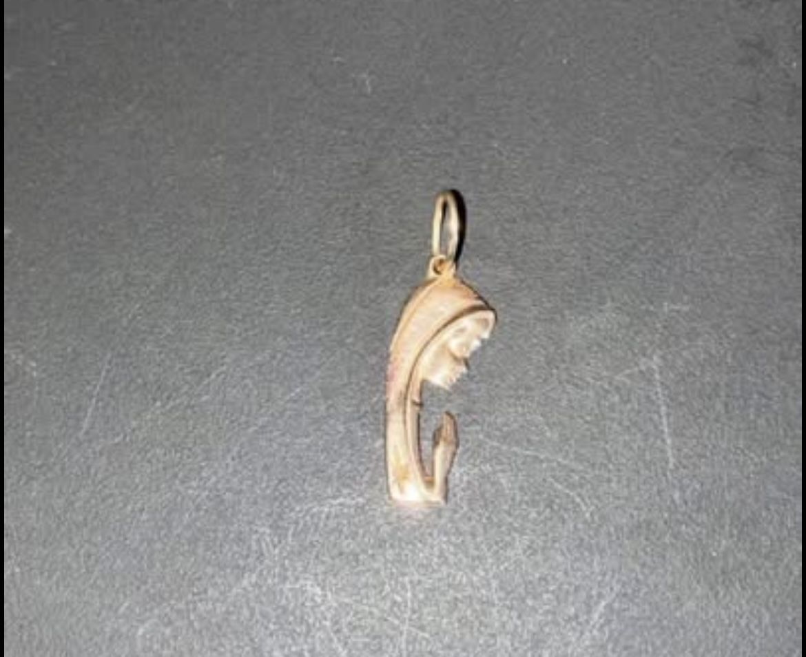 Virgin Mary 22k Gold Pendant