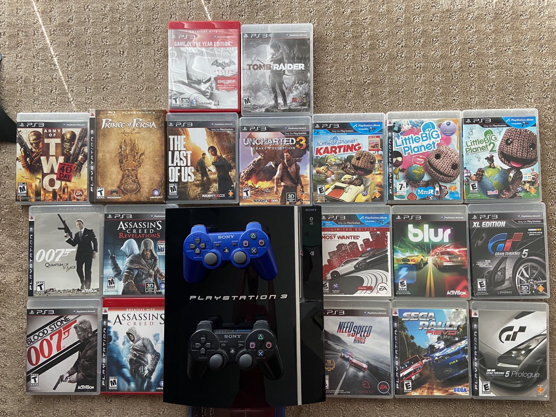 (Priced to sell) Sony PlayStation PS3 + lots of games