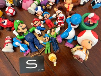 Super Mario Nintendo Figure Toy Lot