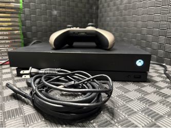 Xbox One X 1TB Bundle – Includes Games – Great Condition
