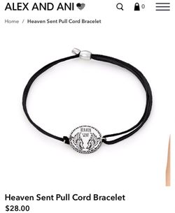 Alex And Ani Heaven Sent Pull Cord NEW