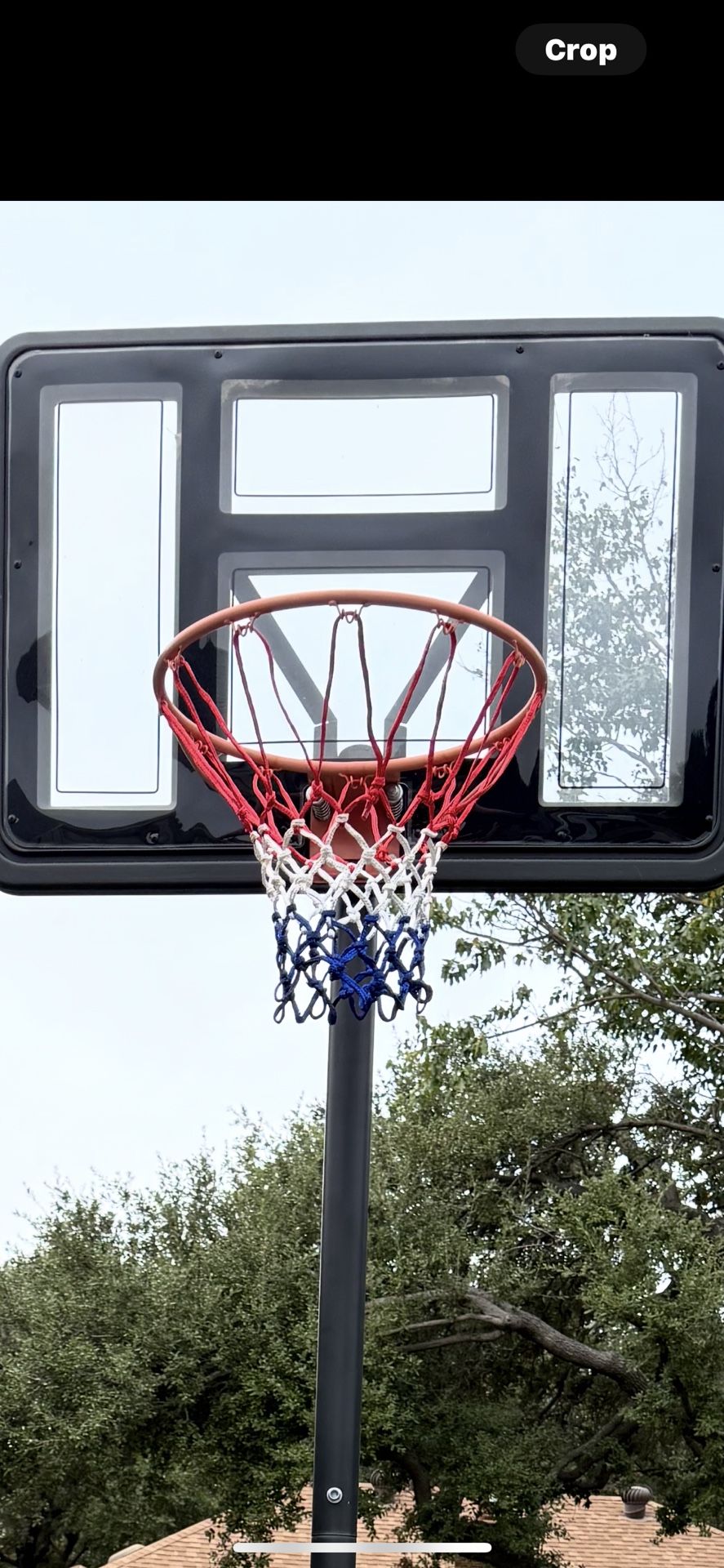 Like New Portable And Adjustable Basketball Goal. 