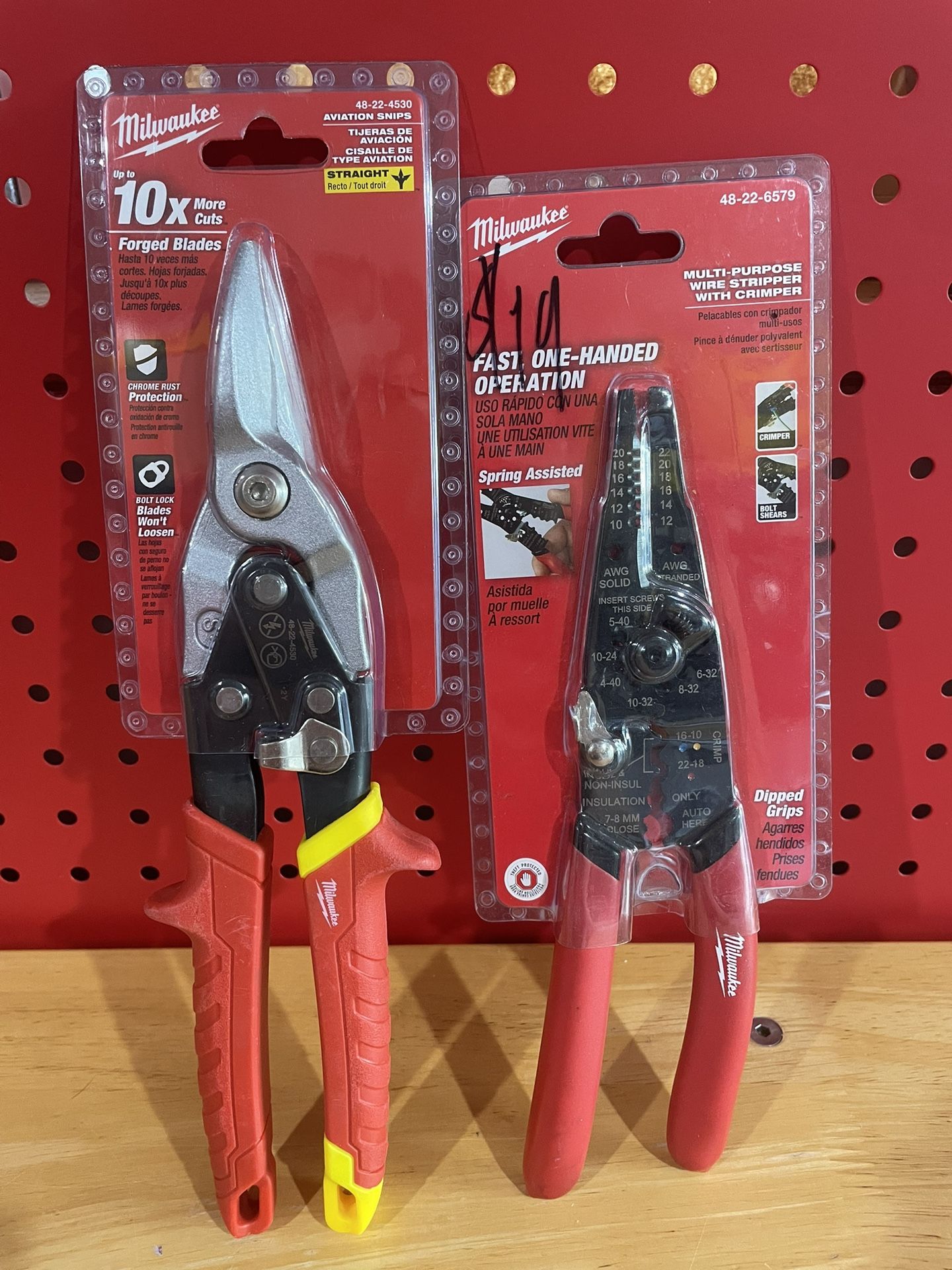 Milwaukee Aviation Snips And Wire Stripper With Crimper
