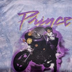 Prince Graphic Tee Womens xl Crop Top