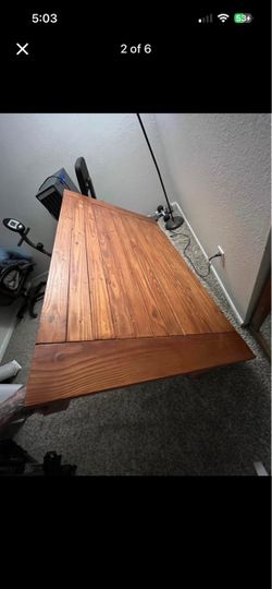 Big gorgeous wooden table