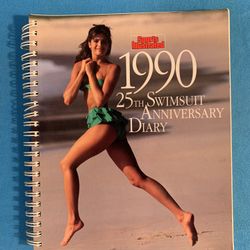 Sports Illustrated 1990 vintage diary dedicated to the 25th anniversary of the production of swimsuits 