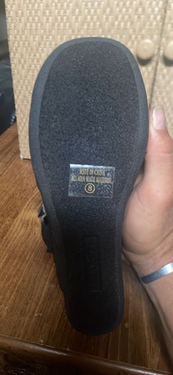Black Slip-On Shoe Size 8
