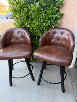 Set of 2, Swivel Counter Height Stools