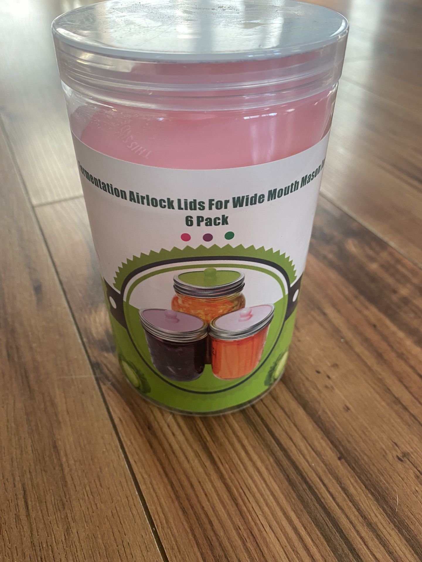 Fermentation Airlock Lids for Wide Mouth Mason Jars