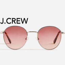 🌞(NEW) WOMEN’S J.CREW ROUND WIRE-FRAMES - SIZE: OS (ONE SIZE) (MSRP: $79.50)🌞