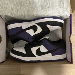 Nike SB Dunk Low Court Purple Size 10 Mens Brand New