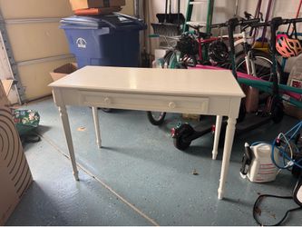 White desk