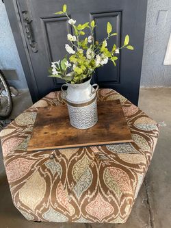 Multi Purpose Furniture 38 inches wide / 35 inches deep - used as coffee table- decor not included