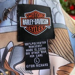 Men’s vintage size, large rare, Harley Davidson button up shirt