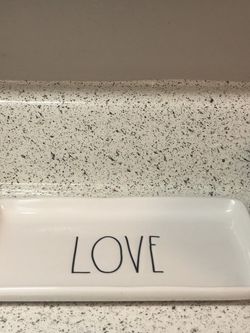 RAE DUNN LOVE TRAY