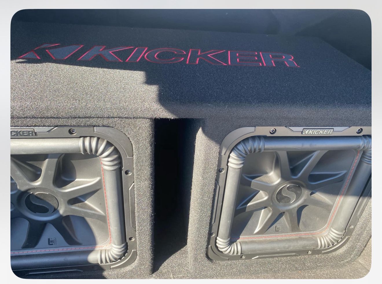 Kicker 12” Inch Subwoofer With Kicker amplifier