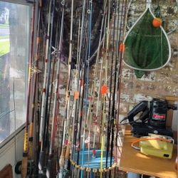 49 Fishing Rods All Prices Betwee $5 & $30