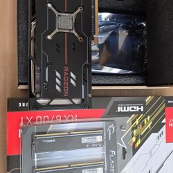 Radeon RX 6700XT GPU & G.Skill Flare X5 RAM with original packaging
