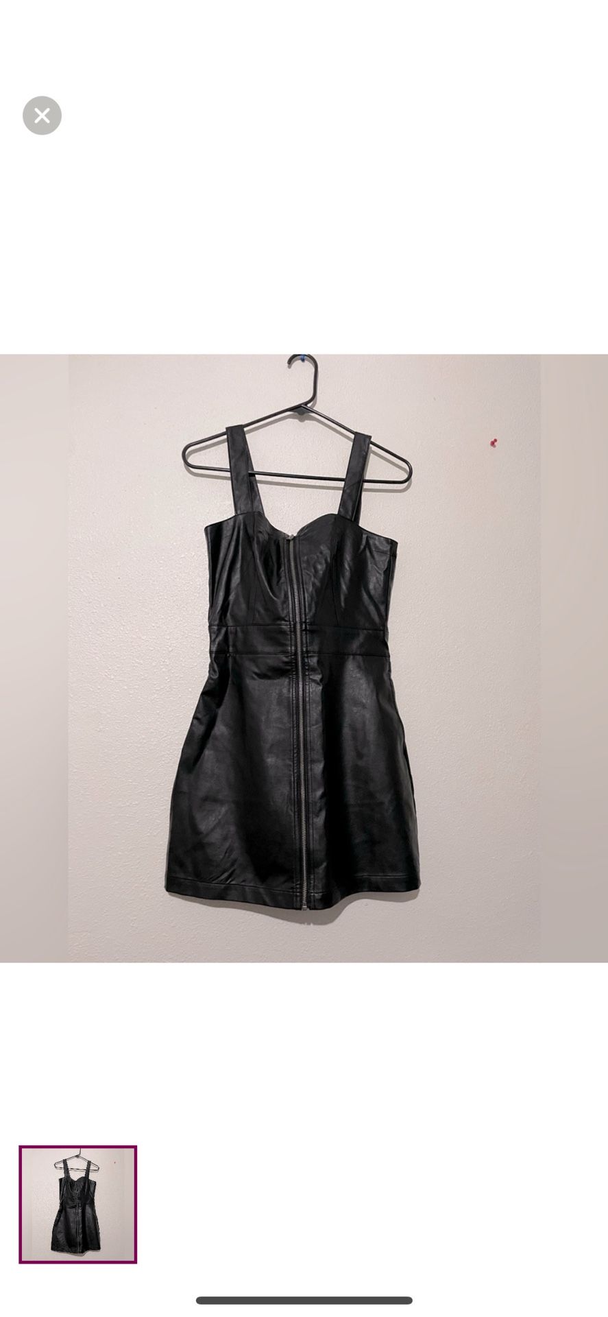 Wild Fable Black Leather Dress