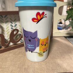 Ciroa reusable travel mug made of porcelain