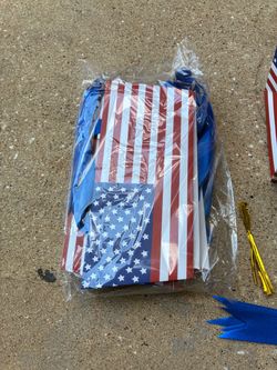 American Flag 6 pack bags