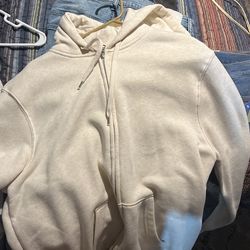 H&M Creme Hoodie 