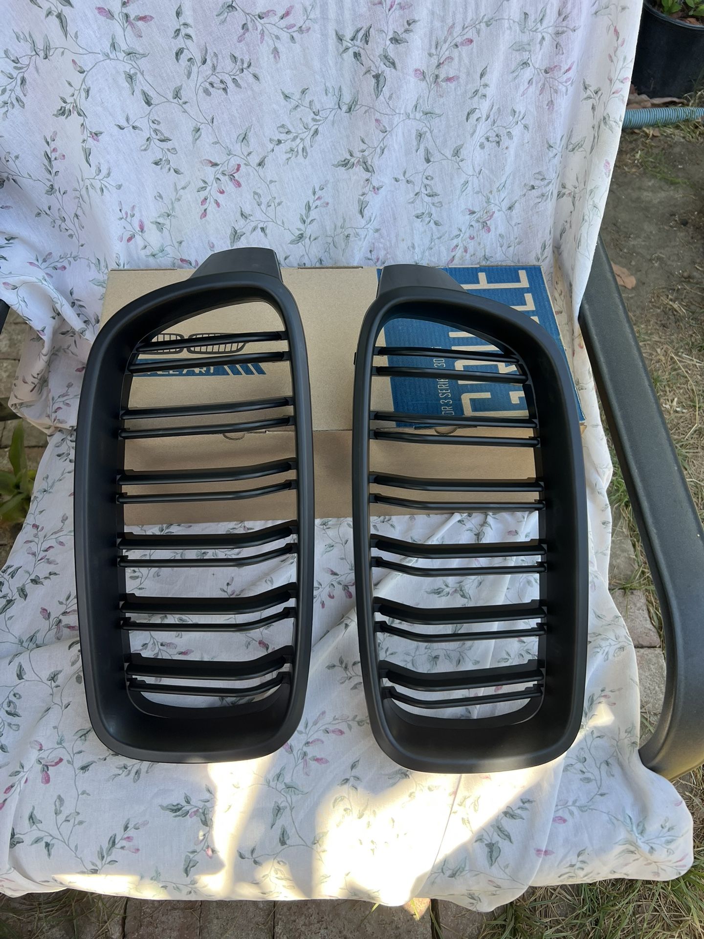 matte black bmw grill for 3 series f30 And f31