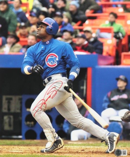 Sammy Sosa Cubs Signed