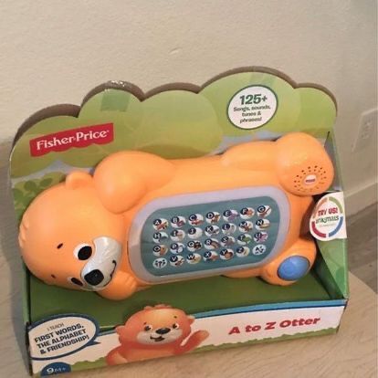 Fisher Price A to Z Otter Baby Teach Toy New In Box