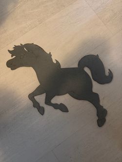 Horse Metal Template