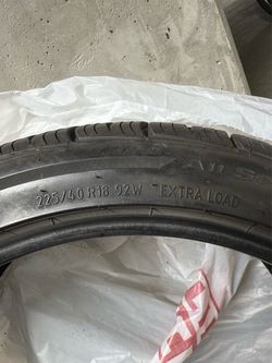 Set of 4 -  225/40R18 BFGoodrich Advantage Control Tires (8/32 & 7/32)