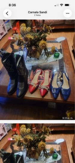 Una botas y zapatillas para mujer talla 7 (zapatos de mexico) nuevos
