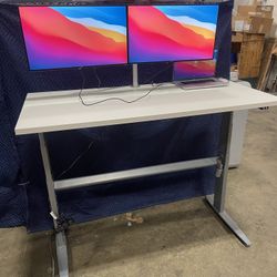 60x30 Electric Height Adjustable Table! We Also Have Ergonomic Chairs And Monitor Arms!