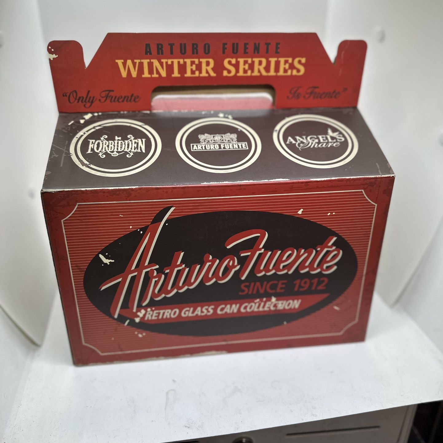Arturo fuente Retro Glass Can Collection: The Winter Series