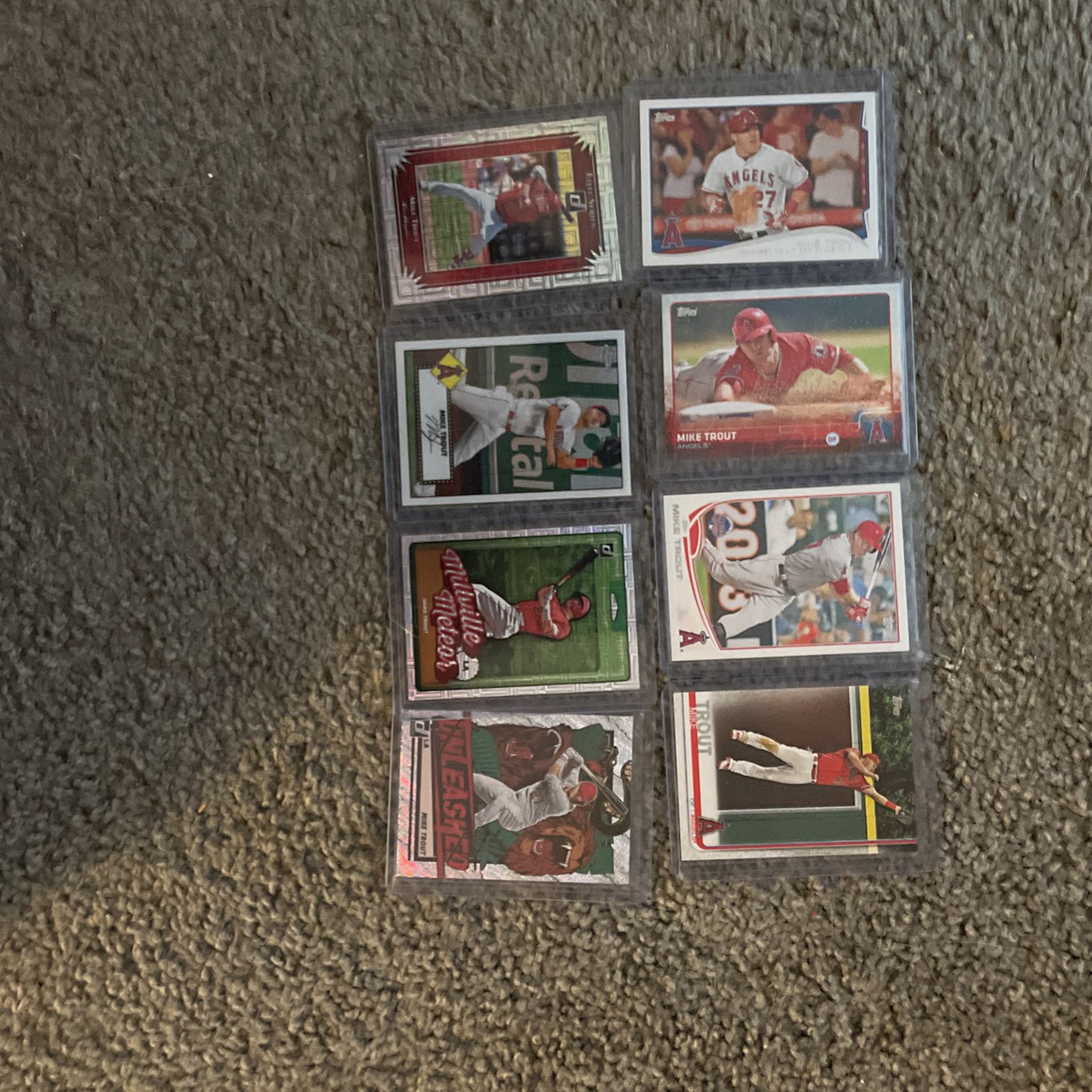Mike Trout Lot Of 8